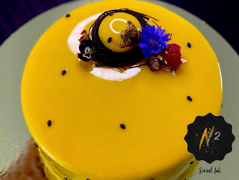 The Mango and Passion Fruit Cake The Mango and Passion Fruit Cake