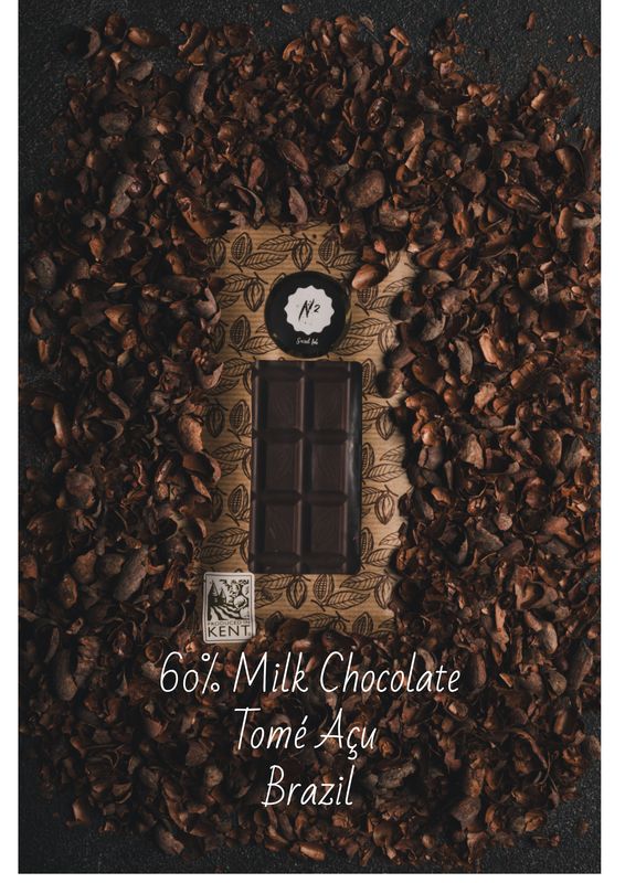 Bean to Bar 60% Brazil Milk Chocolate - Tomè Açu Bean to Bar 60% Brazil Milk Chocolate - Tomè Açu