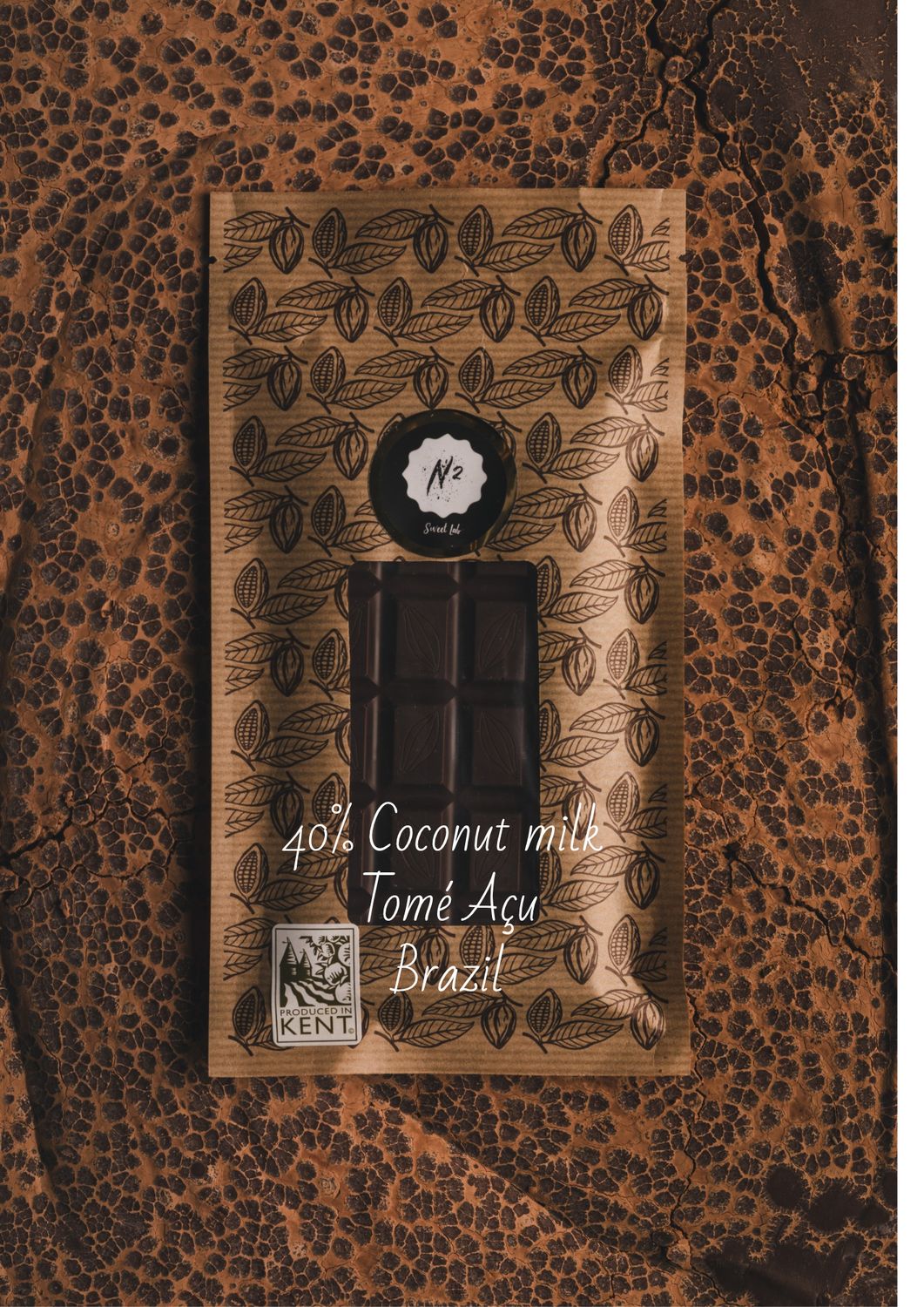 Bean-to-Bar 40% Brazil Coconut Milk Chocolate - Tomé-Açu (Plant-Based) Bean-to-Bar 40% Brazil Coconut Milk Chocolate - Tomé-Açu (Plant-Based)