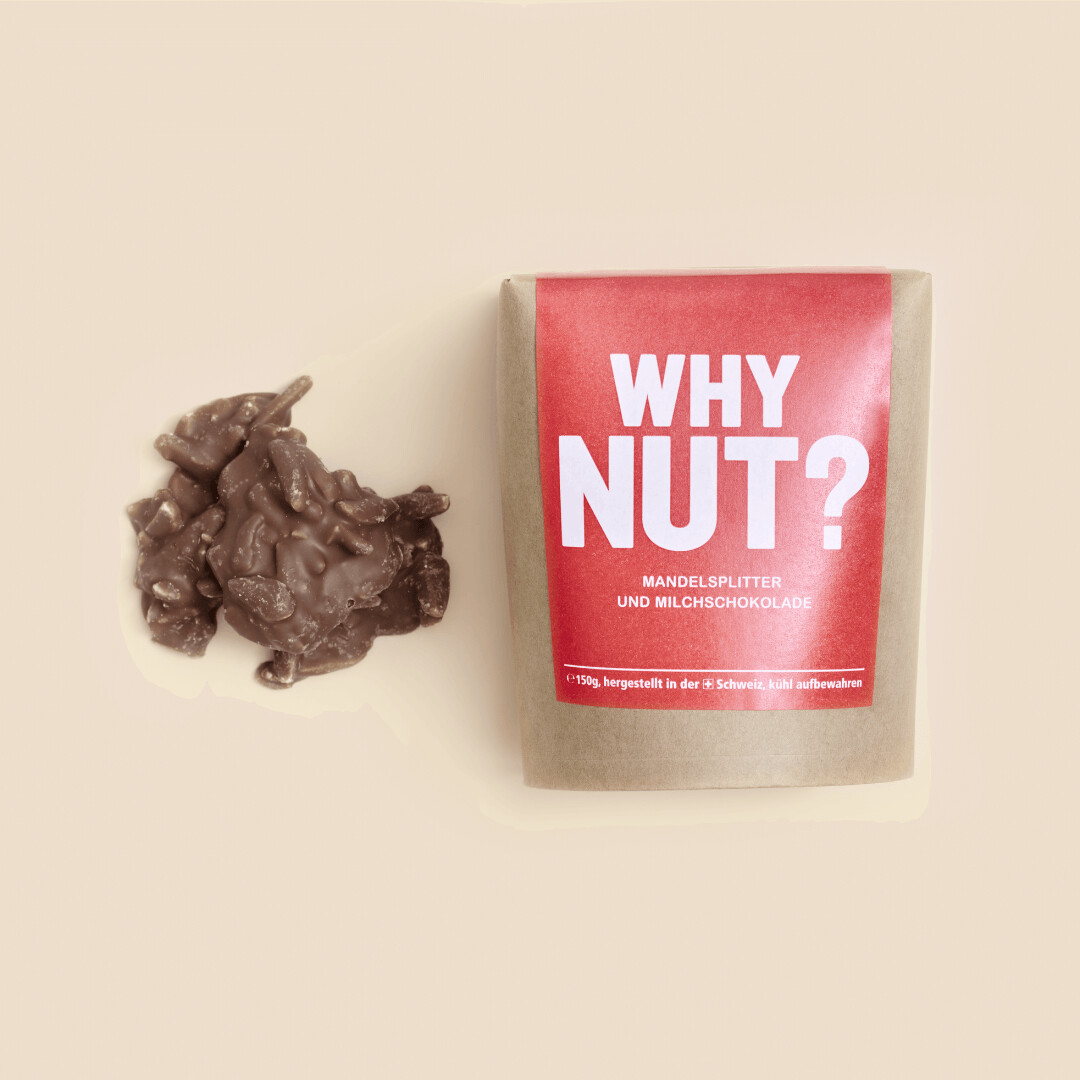 WHY NUT? - Mandelsplitter und Milchschokolade