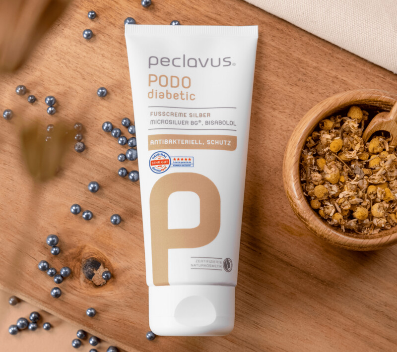peclavus® Fußcreme Silber Antibakterieller Schutz