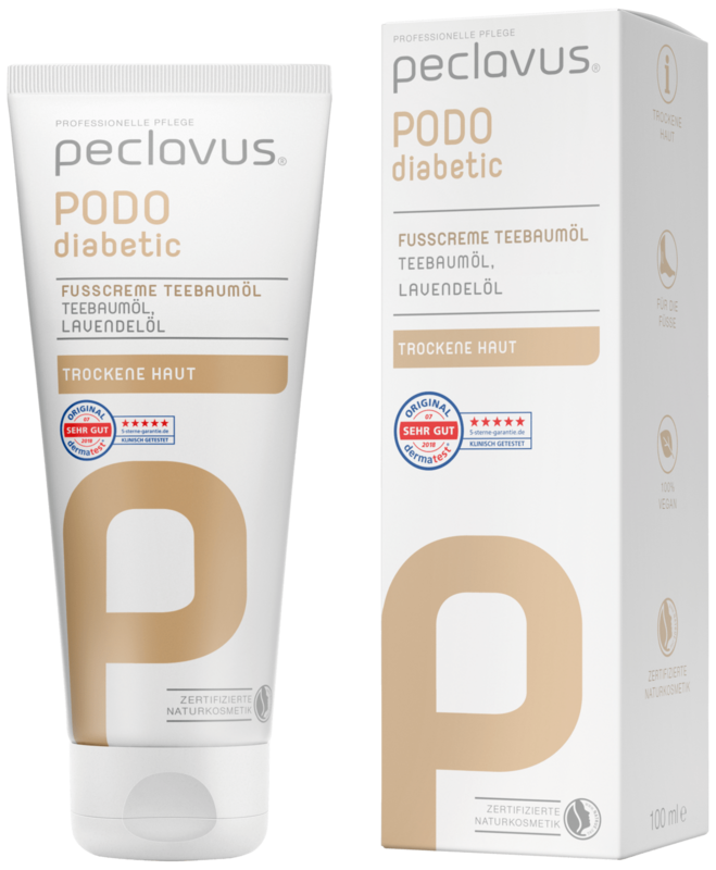 peclavus® Fußcreme Teebaumöl für Diabetes geeignet