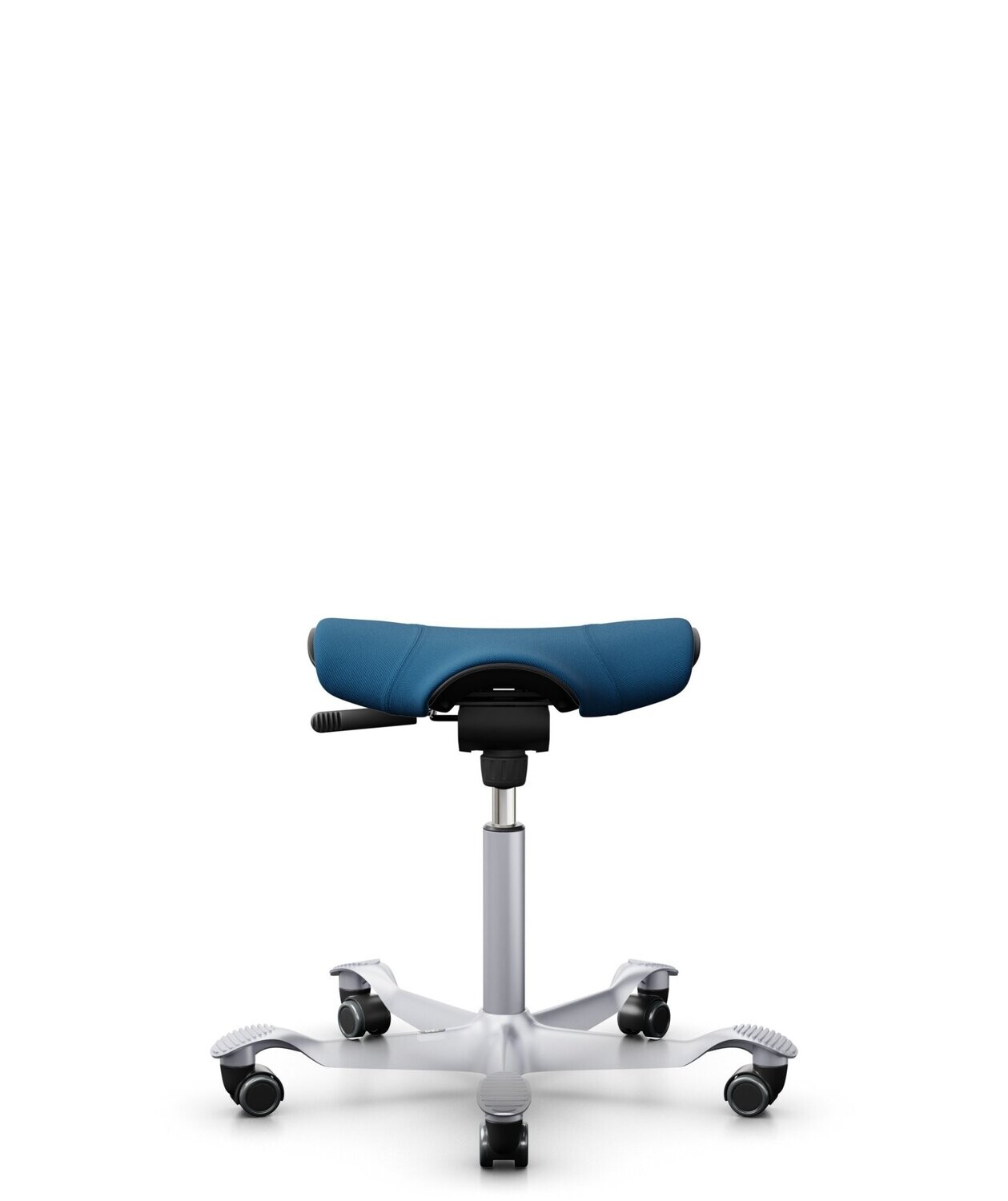 HÅG CAPISCO PULS 8002, Base: Silver MC012, Rollers: Hard for soft floor, Footrest: Without, Fabric: Navy