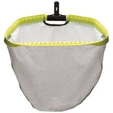 20" Tsunami Leaf Rake w/Grey Soft Mesh Ocean Blue