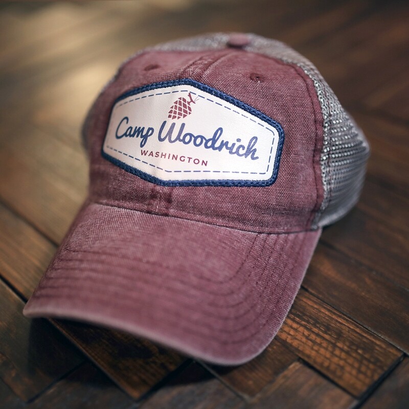 Hat, Burgundy