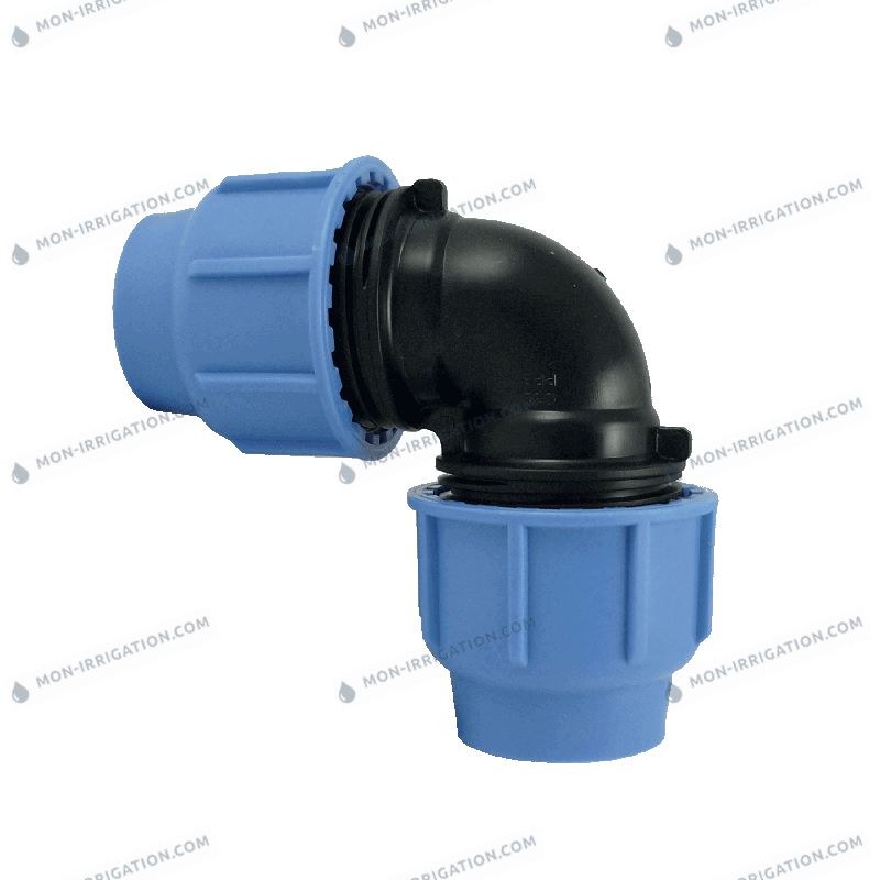 COUDE À COMPRESSION PLASTIQUE