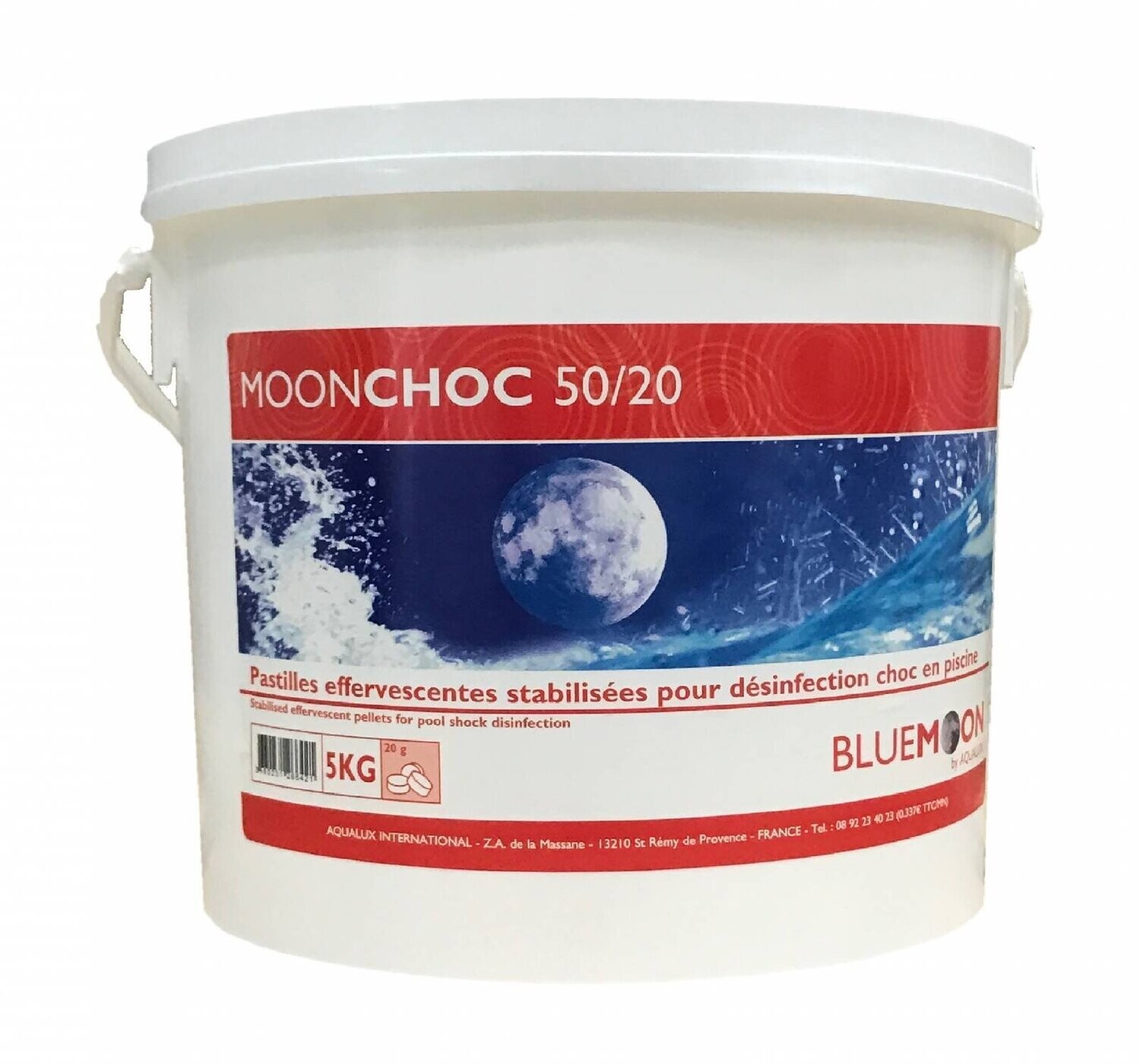 CHLORE CHOC BLUEMOON 5KG PASTILLES 20G