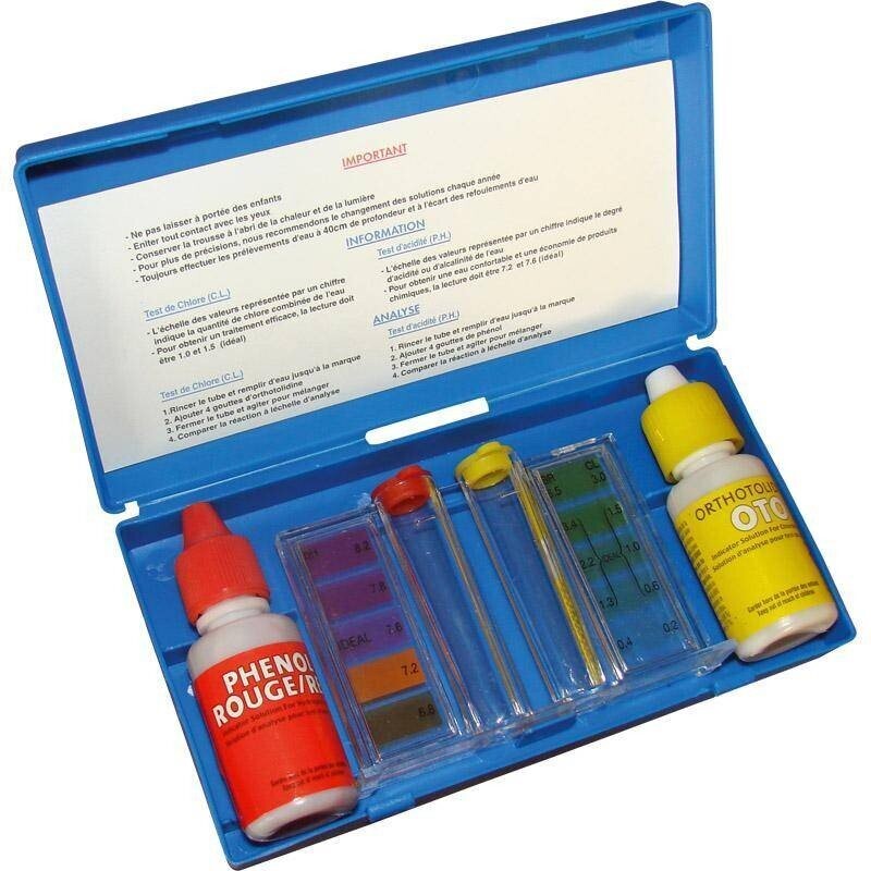 TROUSSE D'ANALYSE pH/CHLORE/BROME