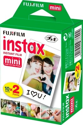 Fujifilm Instax Mini Film Plain 10x2 Twin Pack