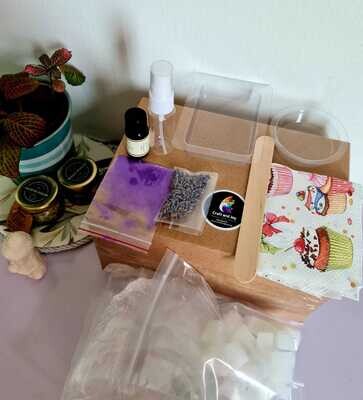DIY decoupage soap making kit
