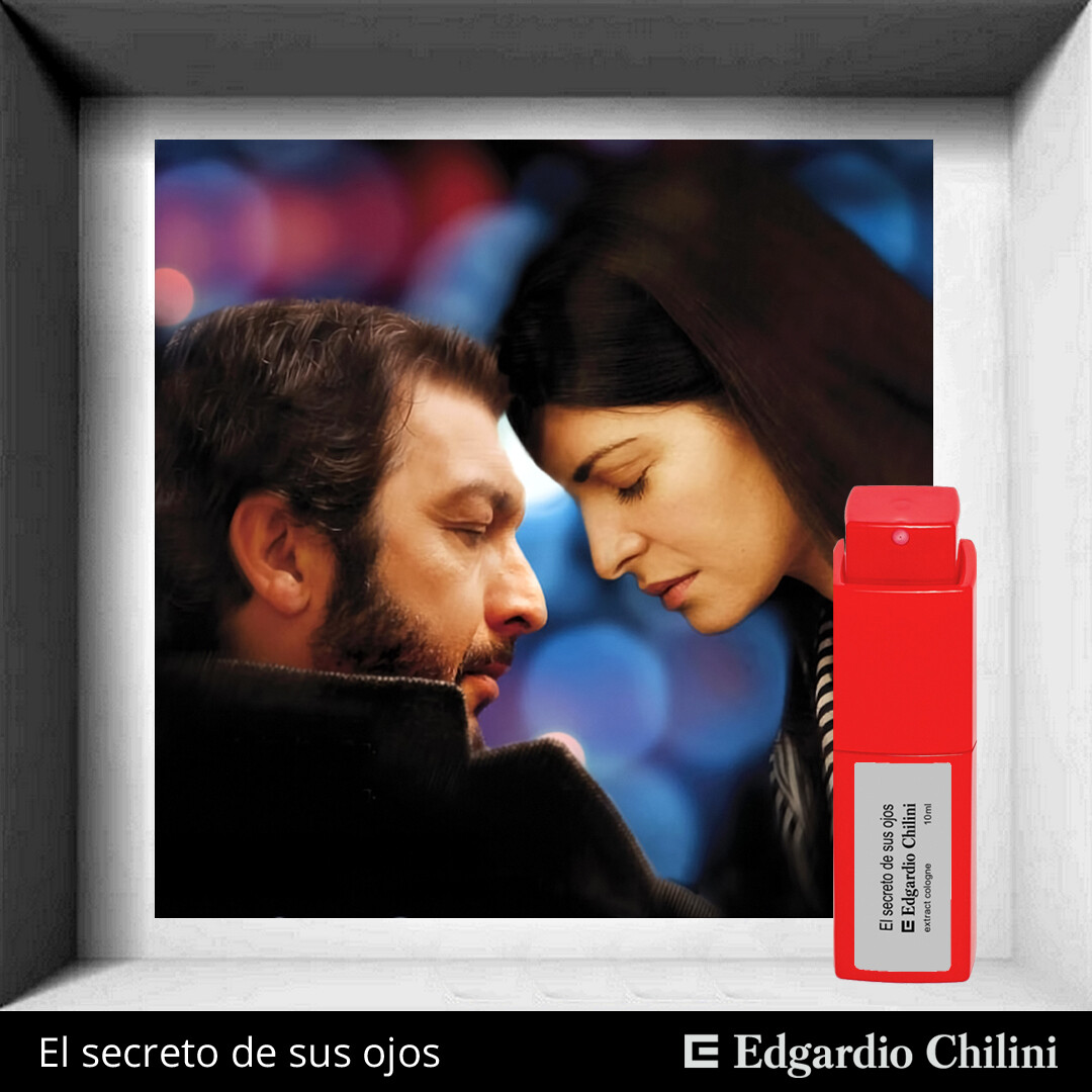 Edgardio Chilini, El secreto de sus ojos, almond amber fragrance