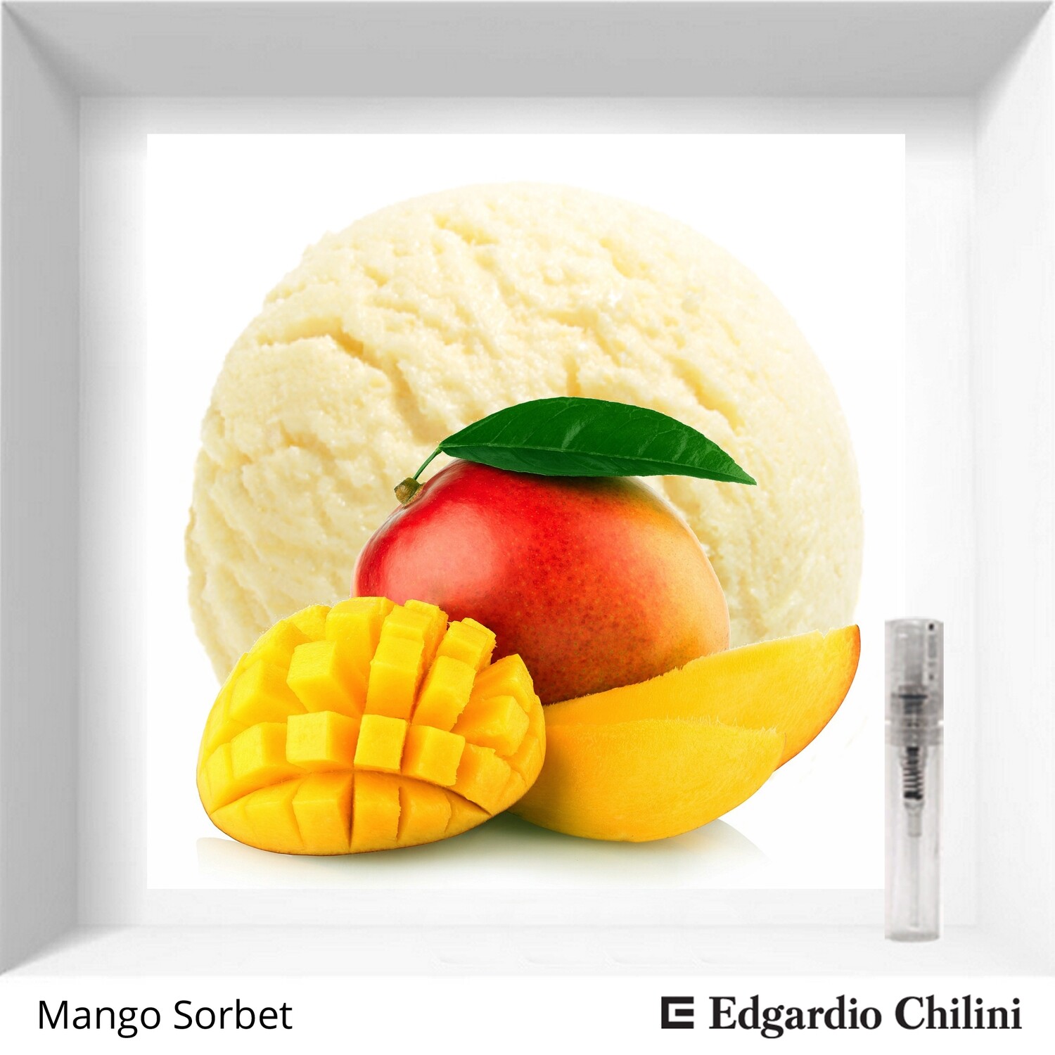 Edgardio Chilini Mango Sorbet sample