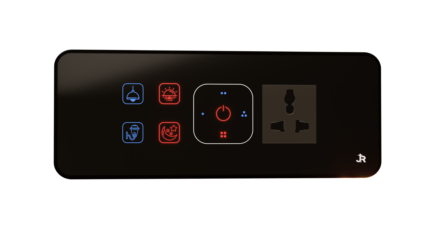 [4] On/Off + [1] Fan Control + 1 [Socket] - (6/8 Module)- Z-Wave - Pro Smart Switch