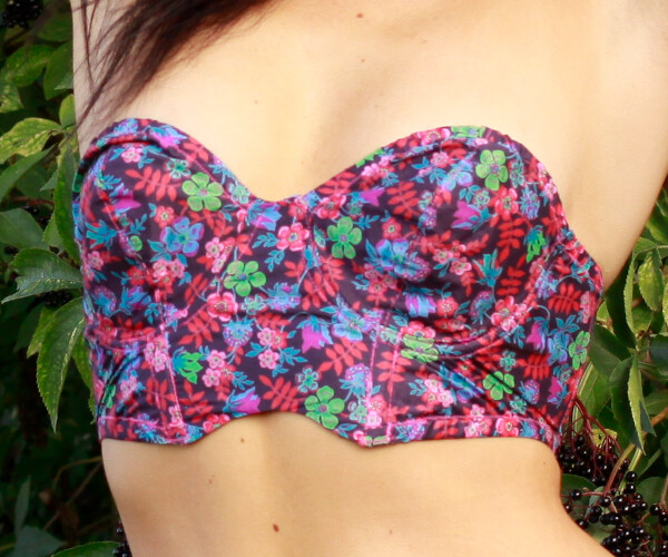 Bustier Nu Bleu