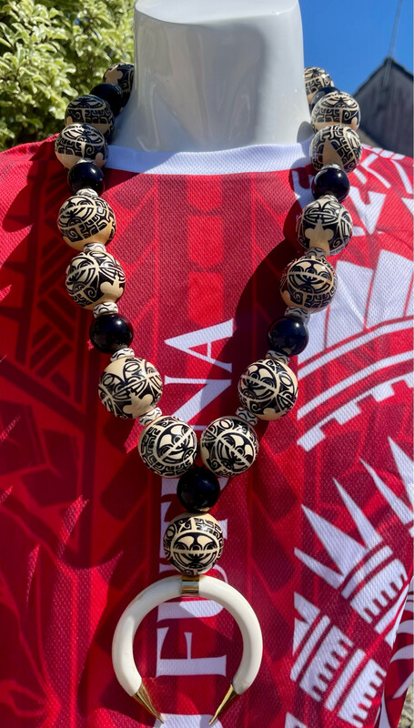 Collier avec Os de Bœuf