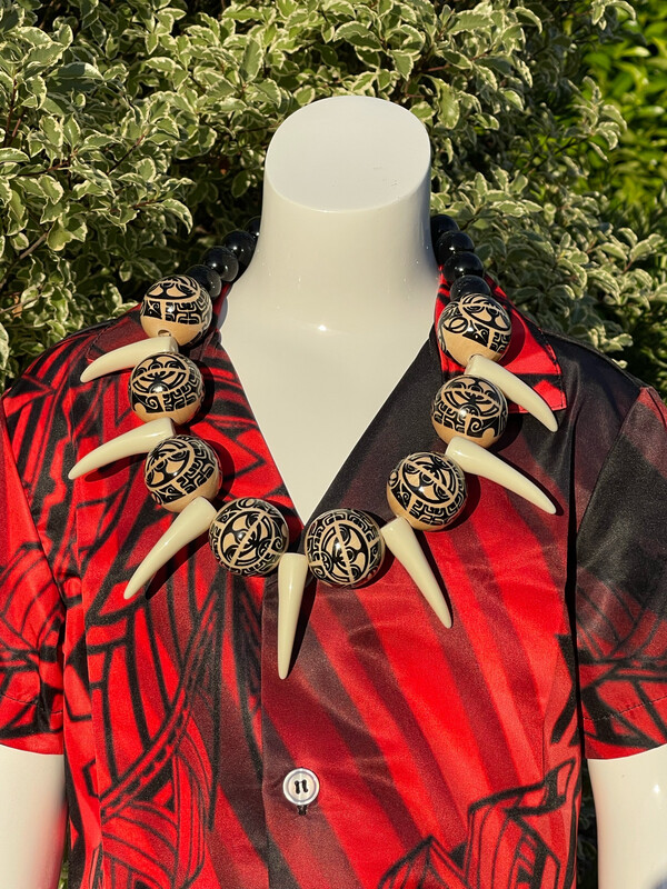 Collier Enfant avec Dents en Résine