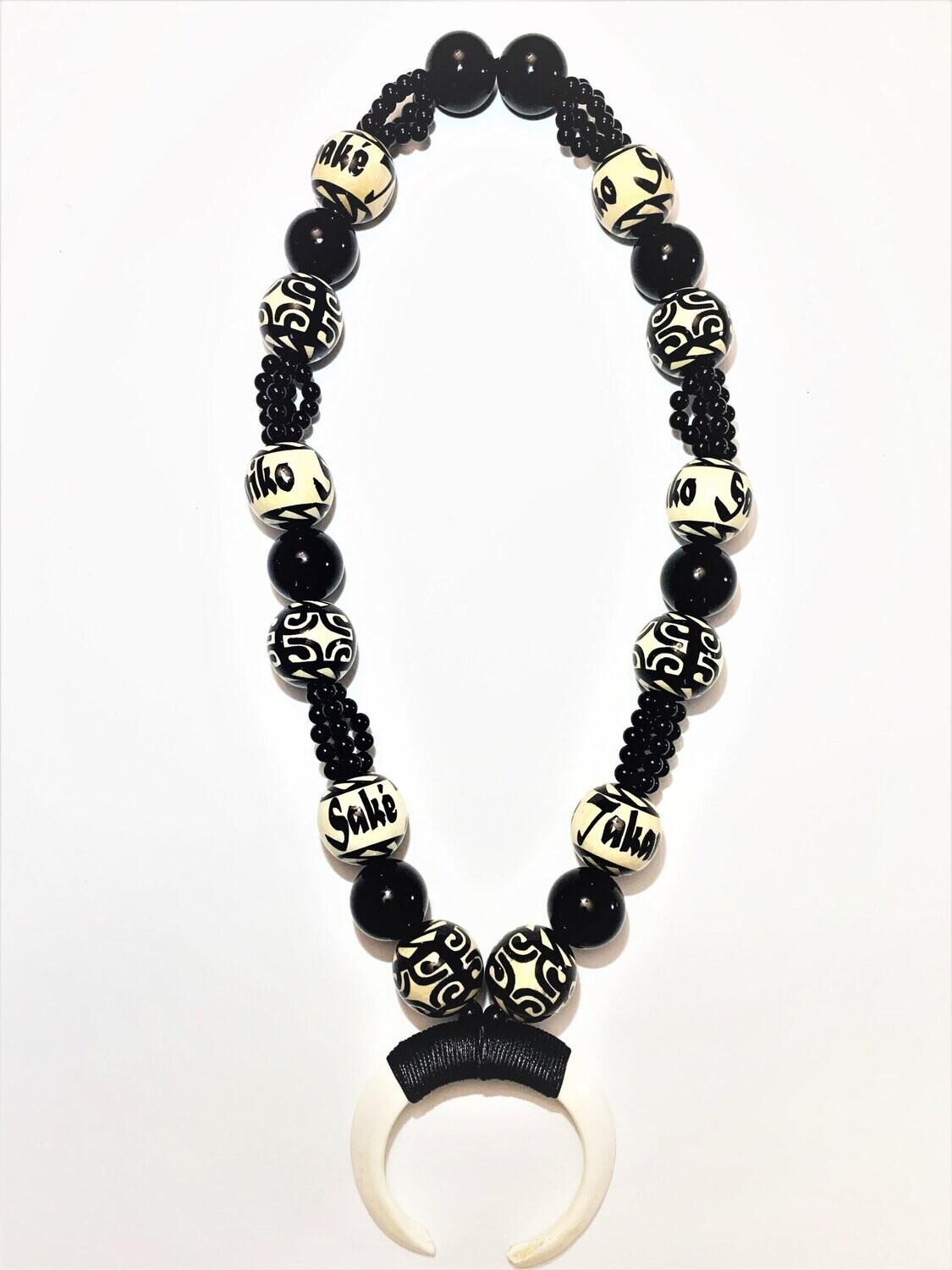 Collier dents de cochon personnalisé 4 fils
