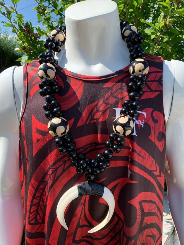 Collier dents de cochon 4 fils