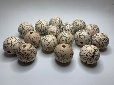 Perles motifs 35mm