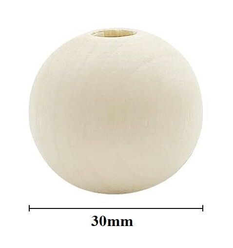 Perle vierge 30mm
