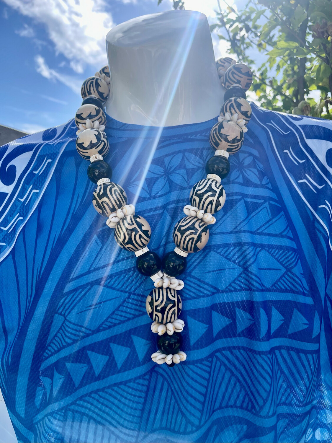 Collier avec coquillages