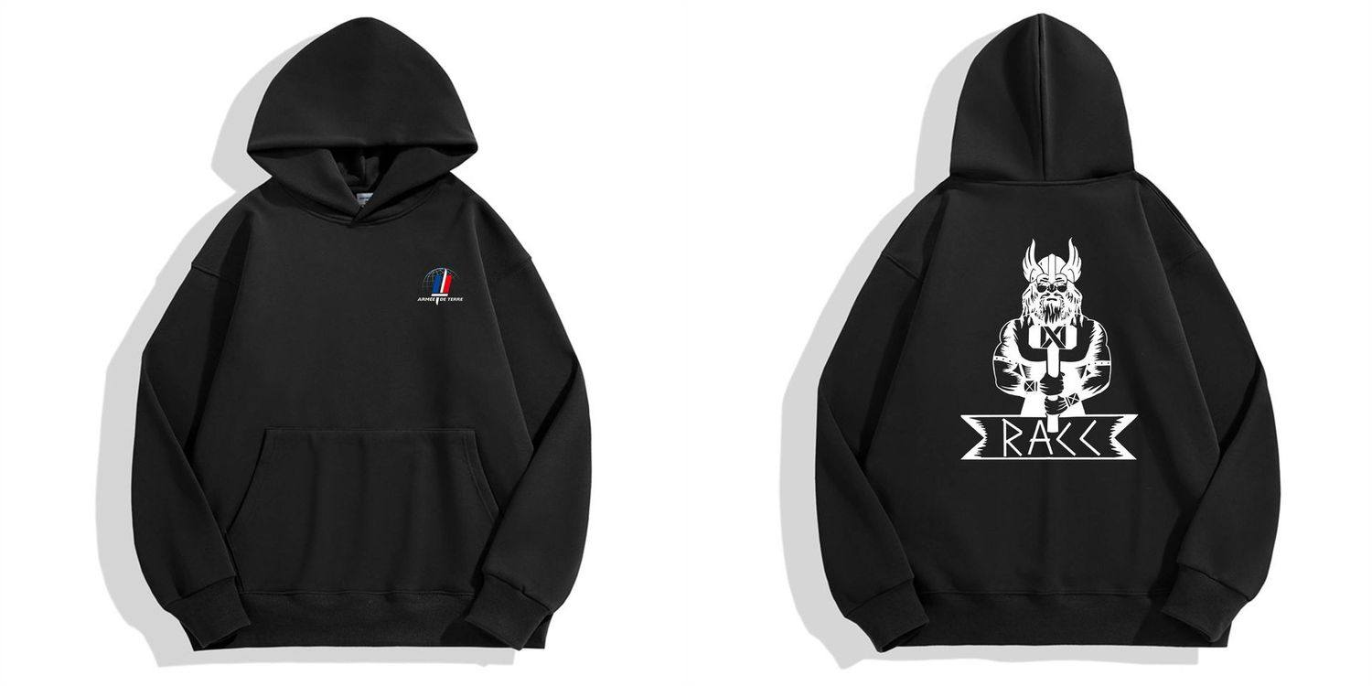 Sweat à capuche coton personnalisé
