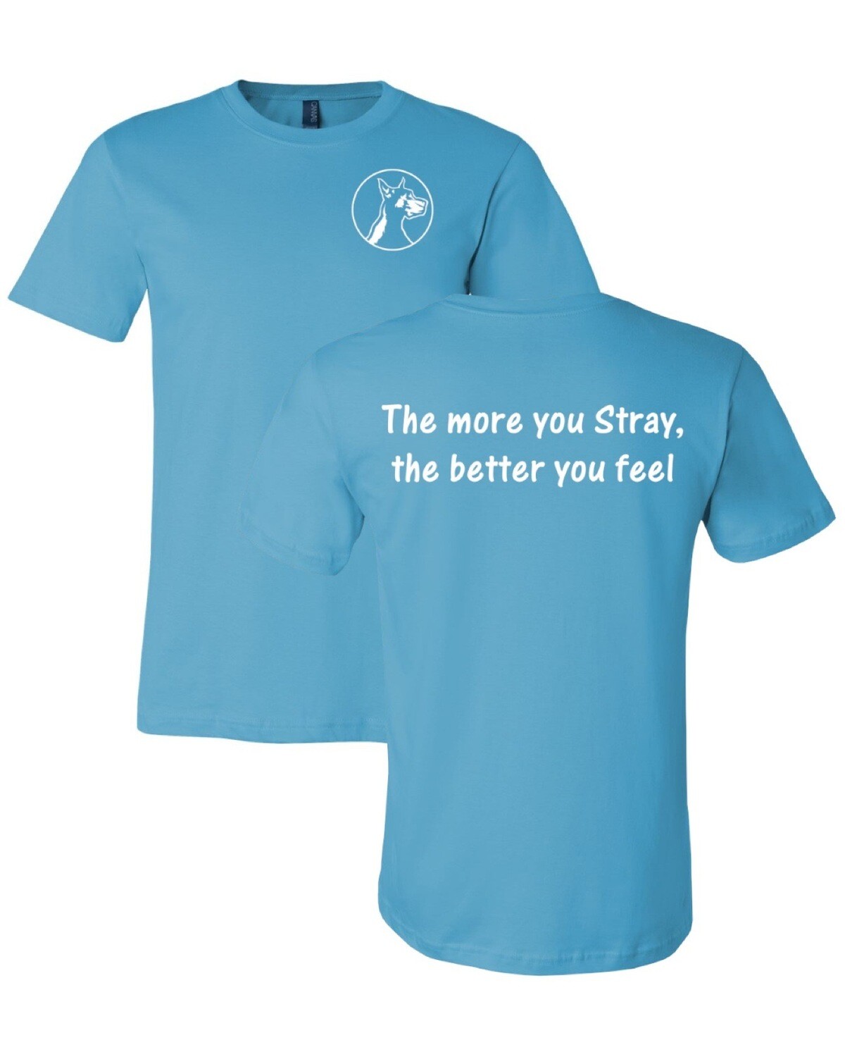 Baby blue T-shirt