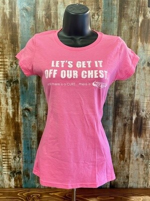 Lets Get it off our chest Tee