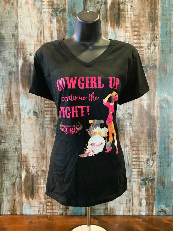 Black Cowgirl Up T-shirt