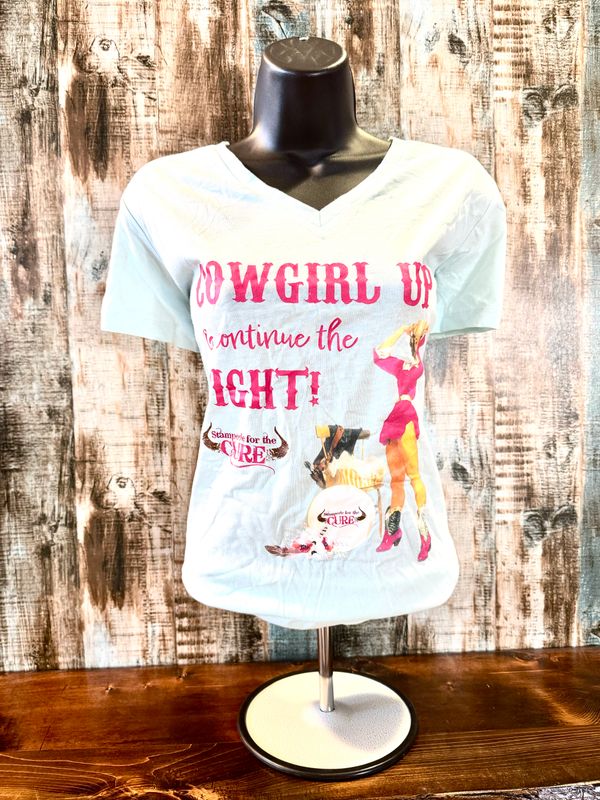 Light Blue Cowgirl Up T-shirt