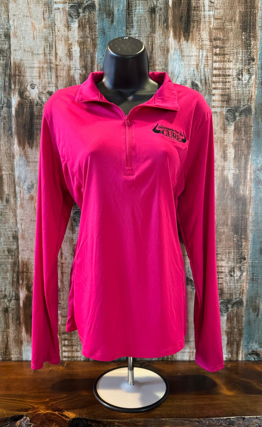 Hot Pink SFTC quarter zip