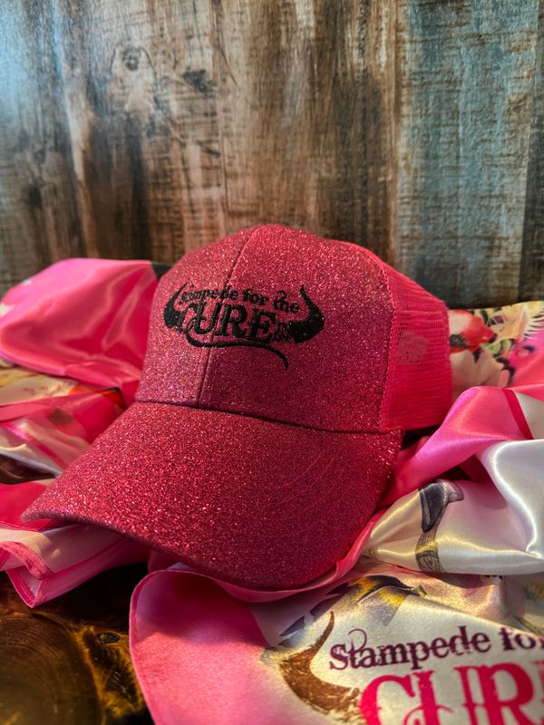 Pink sparkle STFC hat