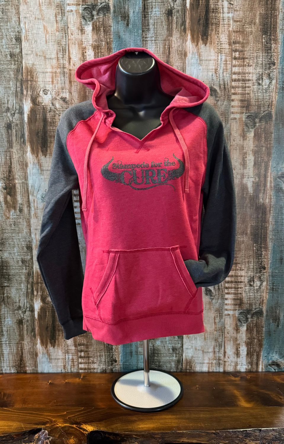 Red & Gray Sleeve Hoodie