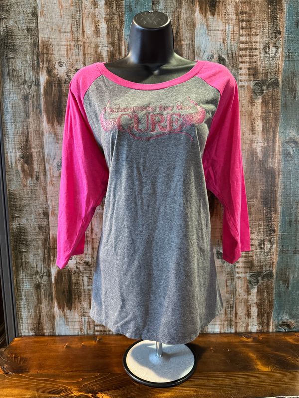 SFTC Pink & Gray 3/4 Sleeve