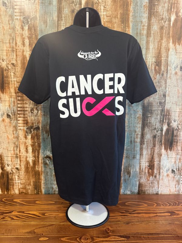 Cancer Sucks black t-shirt