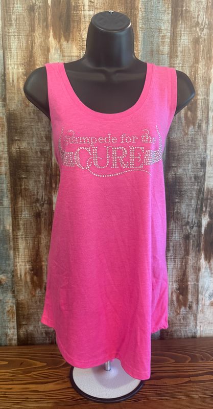Pink bling tank