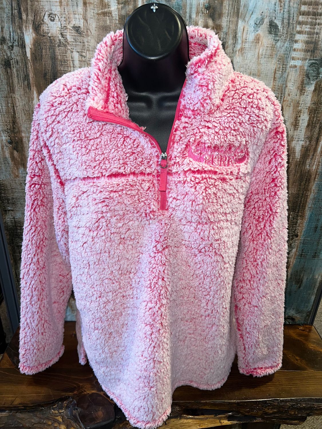 Pink Fuzzy Sweater