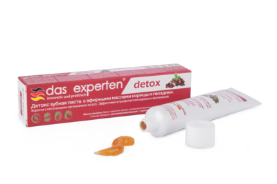 Das Experten DETOX органическая противовоспалительная зубная паста, 70 мл