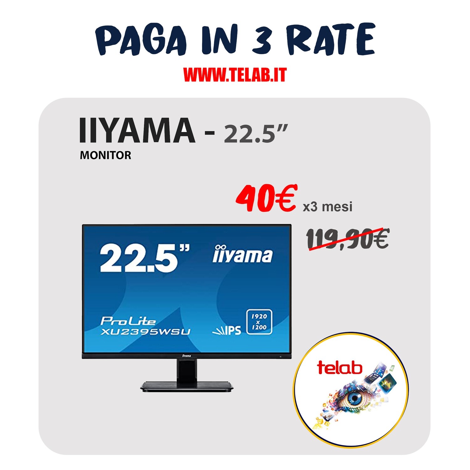 Monitor IIYAMA - 22.5"