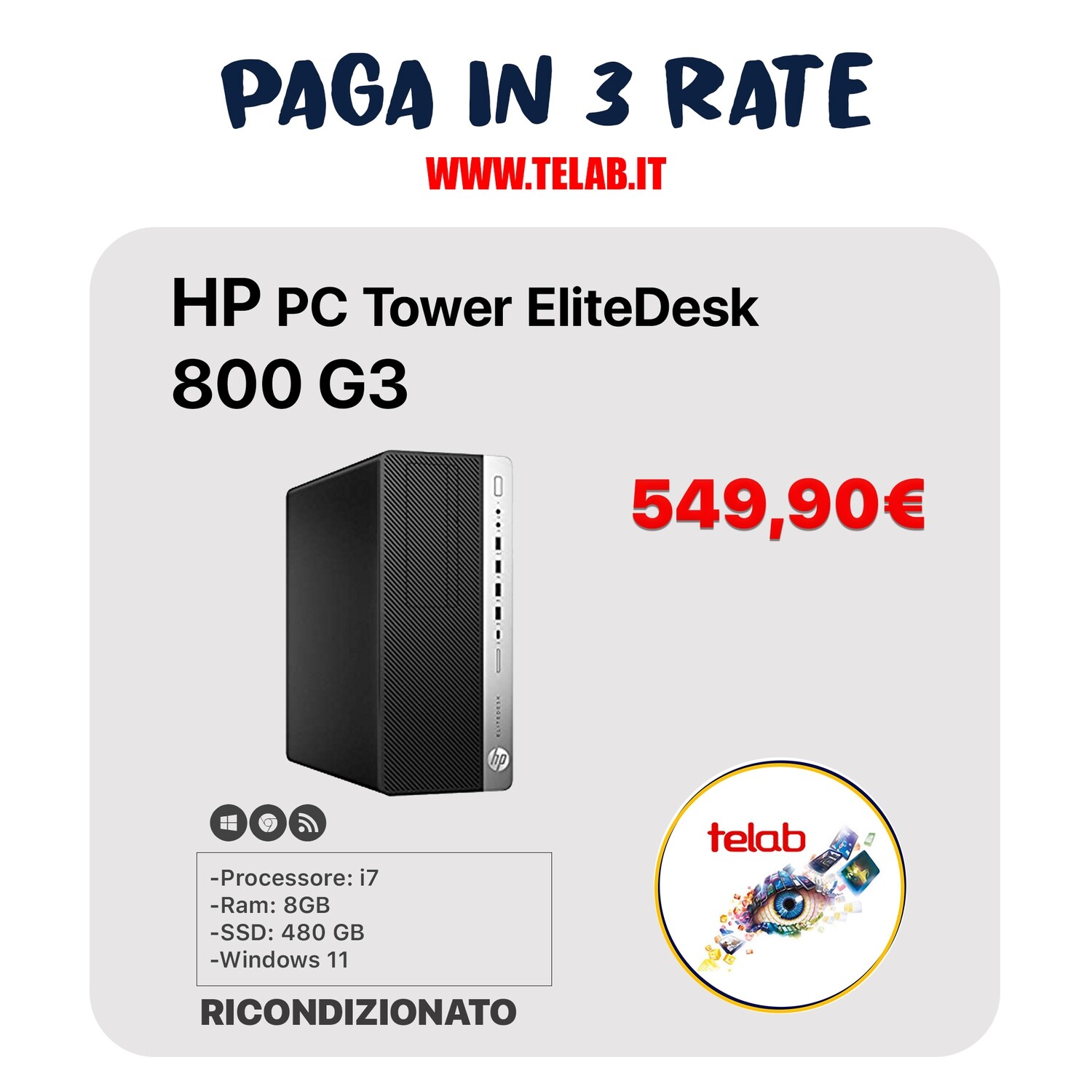 HP Elite Desk 800 G3