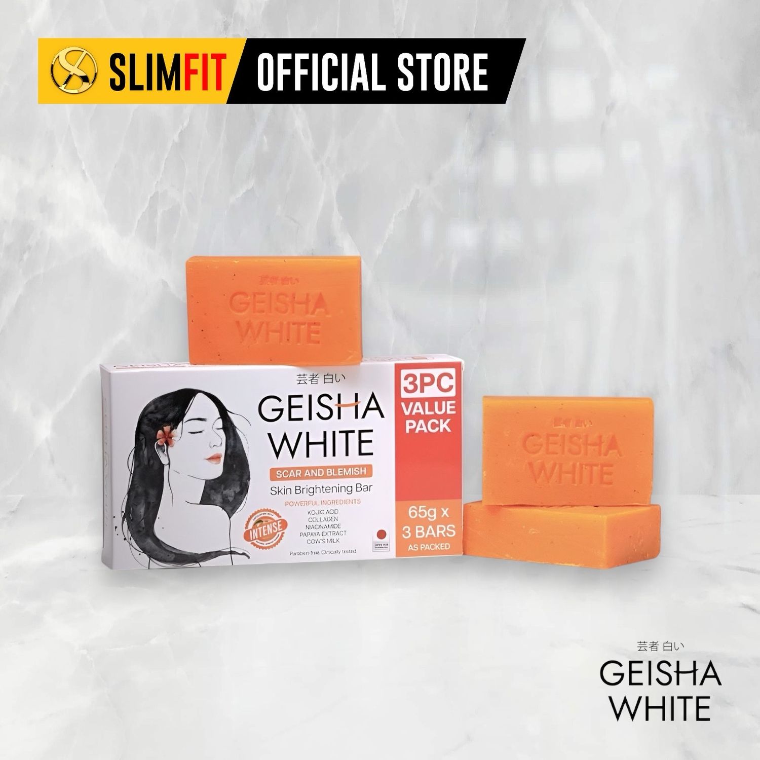 Geisha White Intense Scar &amp; Blemishes Soap