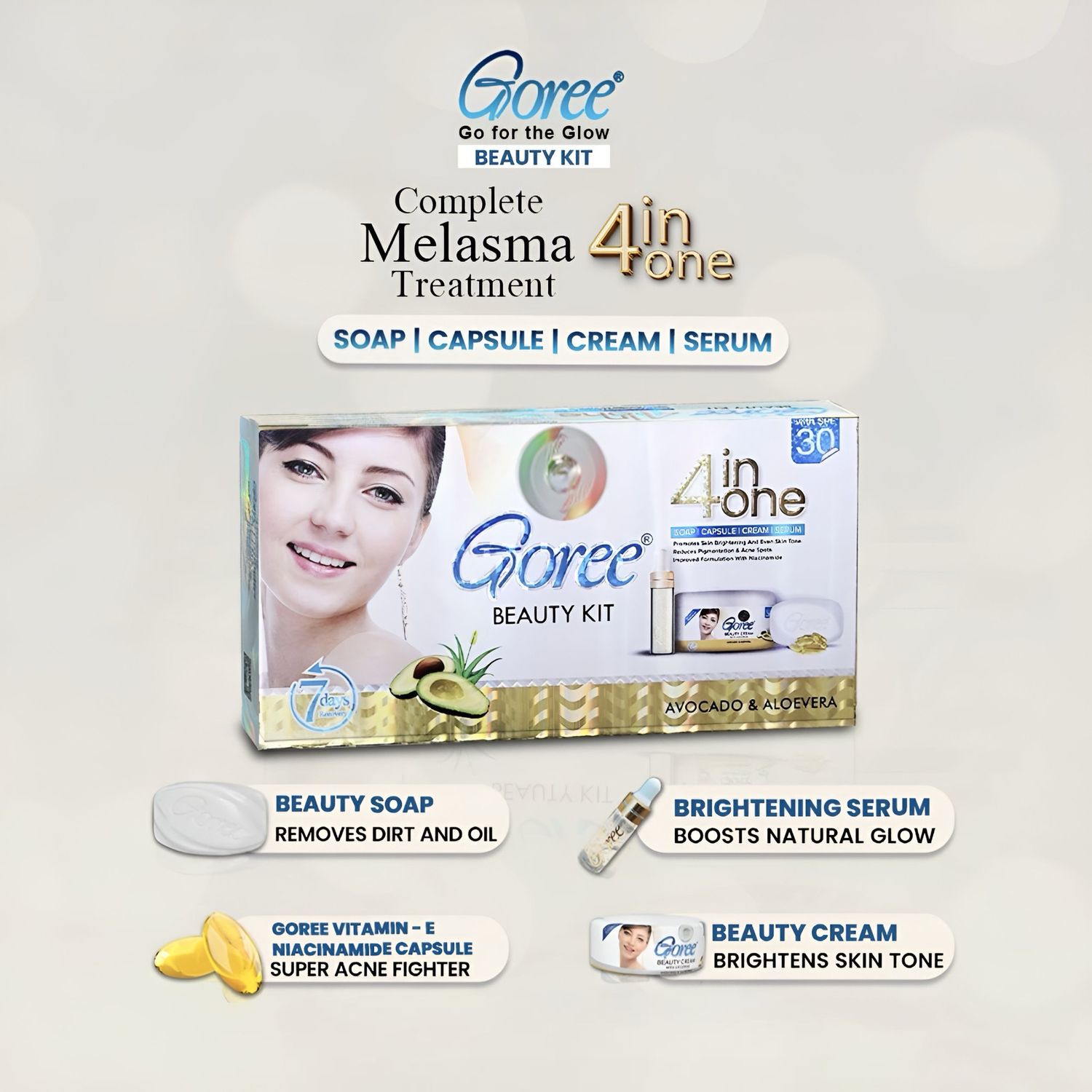 Goree 4in1 Beauty Kit