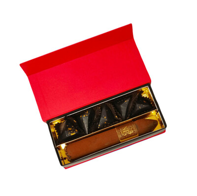 Шоколадная сигара Мускадин и конфеты Гран Марнье ручной работы