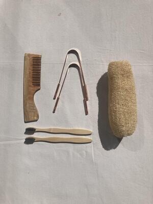 Indian Choices Wooden super Saver Combo| Daily Used Kit ( 6 Item In The Set)