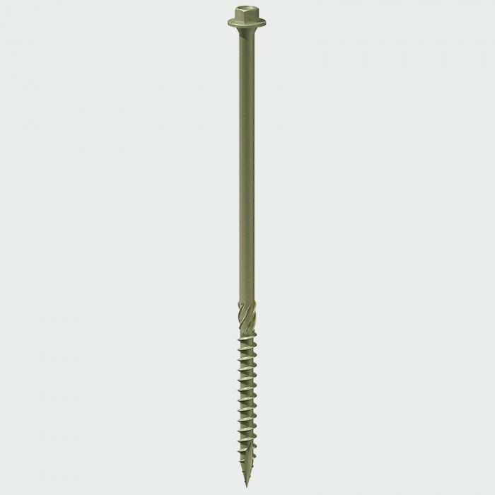 6.7 x 125mm 5" INDEX STAINLESS STEEL A4 Landscape Sleeper Wood Timber Hex Screws 