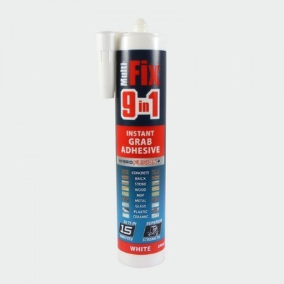 9in1 Grab Adhesive White 290ml