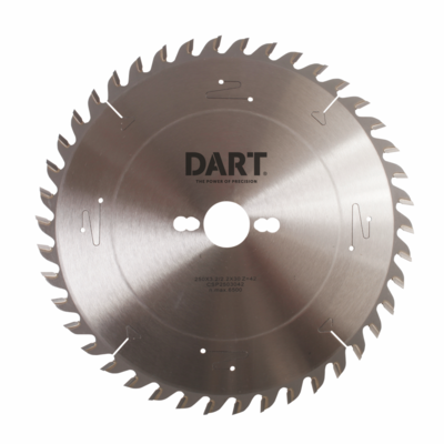 250mm x 30mm Bore x 42 Teeth Prof Wood Saw Blade ATB