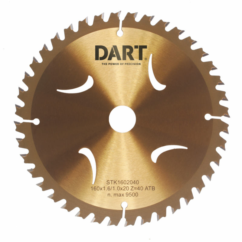 190mm x 20mm Bore x 28 Teeth Gold ATB Saw Blade