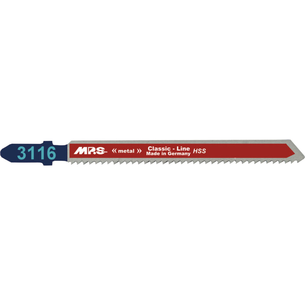 75/100mm x 12TPI MPS Jigsaw Blade HSS T101A Pack of 5