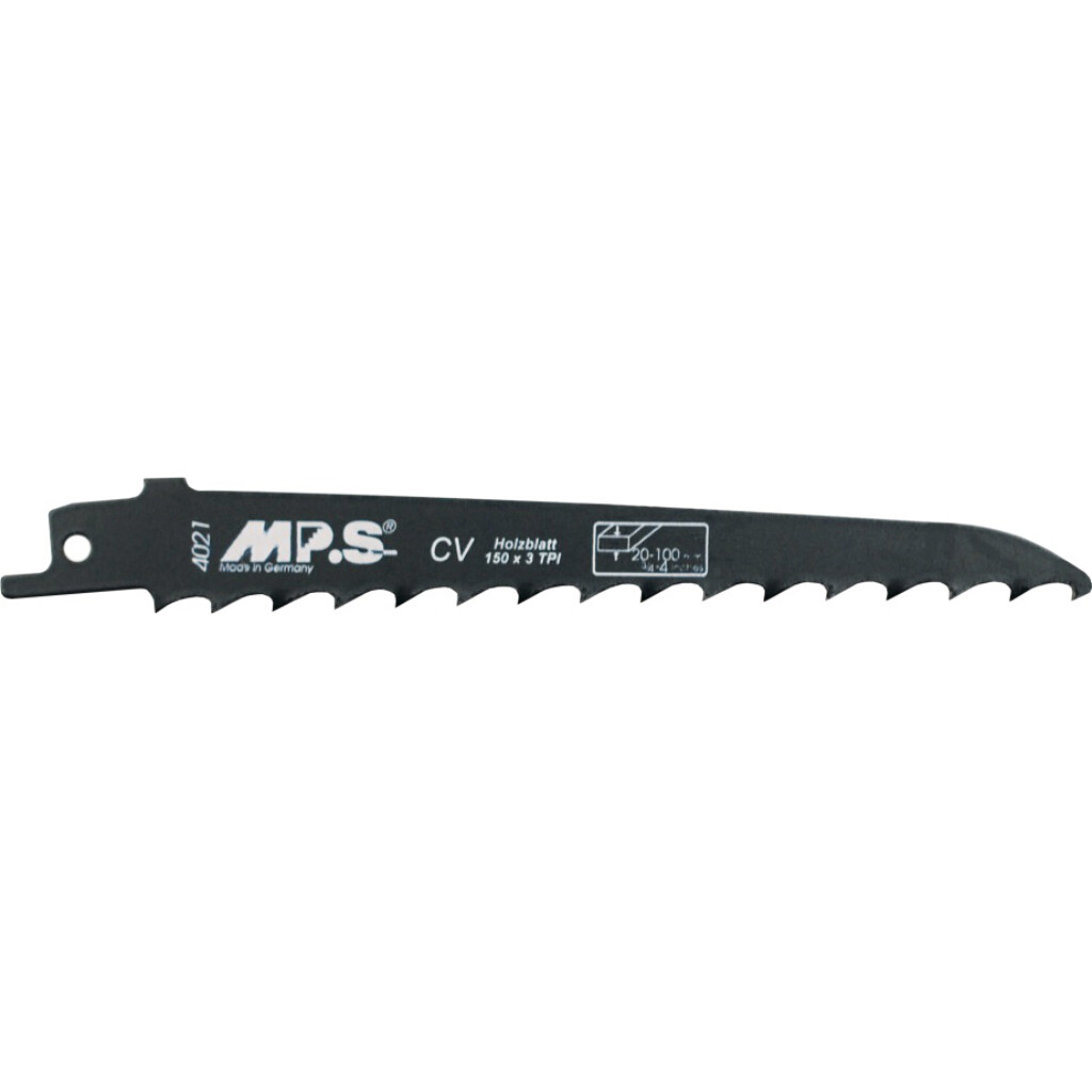 150mm X 3TPI MPS Reciprocating Blades CV S617K Pack of 5